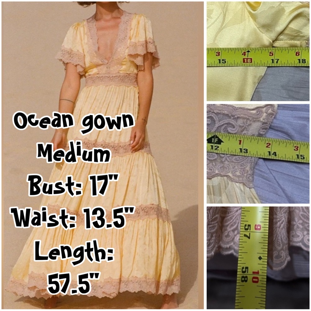 Ocean gown in yellow - Picture 12 of 12